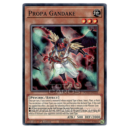 Yu-Gi-Oh! - Power of the Elements - Propa Gandake (Common) POTE-EN035