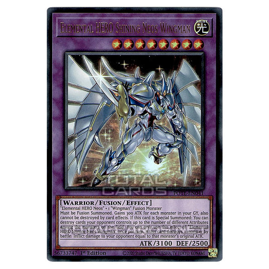 Yu-Gi-Oh! - Power of the Elements - Elemental HERO Shining Neos Wingman (Ultra Rare) POTE-EN041