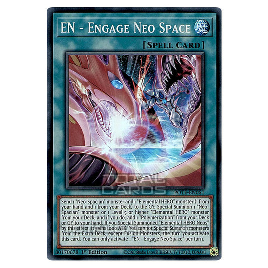 Yu-Gi-Oh! - Power of the Elements - EN - Engage Neo Space (Super Rare) POTE-EN051