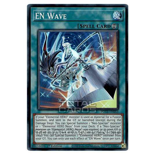 Yu-Gi-Oh! - Power of the Elements - EN Wave (Super Rare) POTE-EN053