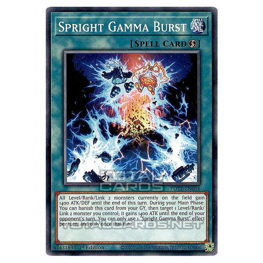 Yu-Gi-Oh! - Power of the Elements - Spright Gamma Burst (Common) POTE-EN056