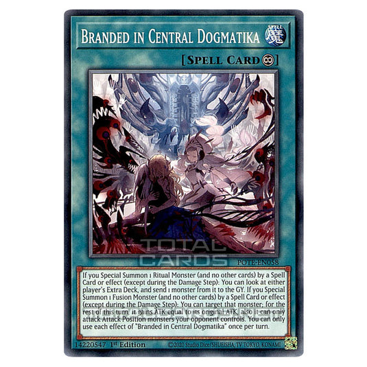 Yu-Gi-Oh! - Power of the Elements - Branded in Central Dogmatika (Common) POTE-EN058