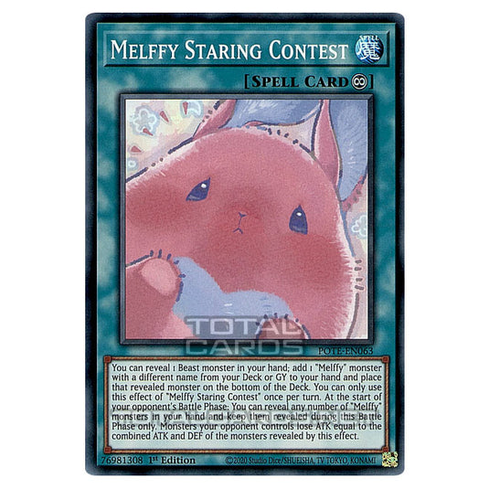Yu-Gi-Oh! - Power of the Elements - Melffy Staring Contest (Super Rare) POTE-EN063