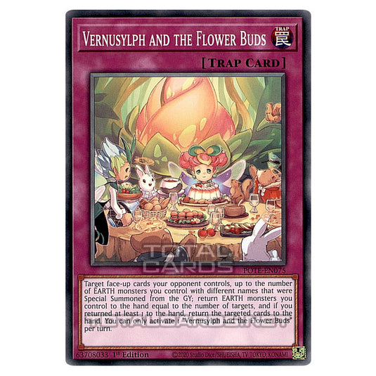 Yu-Gi-Oh! - Power of the Elements - Vernusylph and the Flower Buds (Common) POTE-EN075