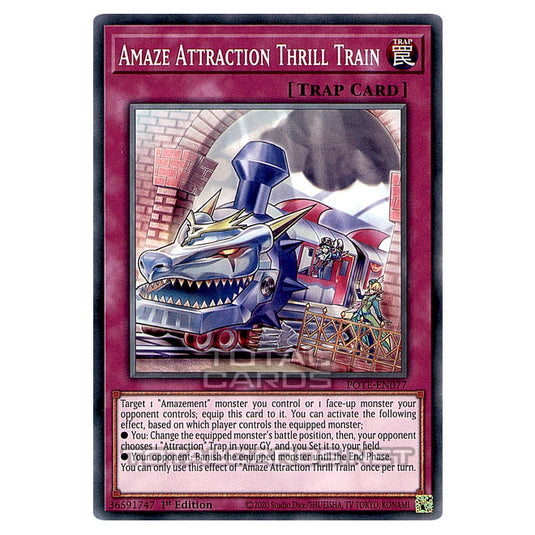 Yu-Gi-Oh! - Power of the Elements - Amaze Attraction Thrill Train (Common) POTE-EN077
