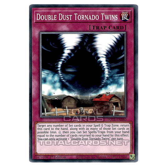 Yu-Gi-Oh! - Power of the Elements - Double Dust Tornado Twins (Common) POTE-EN080