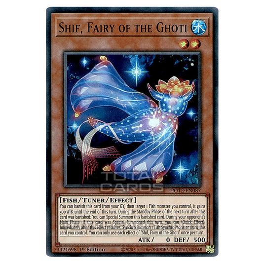 Yu-Gi-Oh! - Power of the Elements - Shif, Fairy of the Ghoti (Super Rare) POTE-EN087