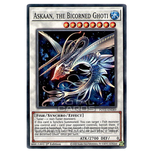 Yu-Gi-Oh! - Power of the Elements - Askaan, the Bicorned Ghoti (Common) POTE-EN089