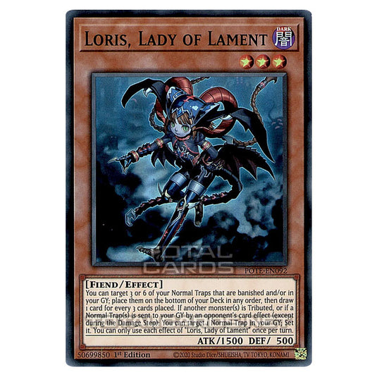 Yu-Gi-Oh! - Power of the Elements - Loris, Lady of Lament (Super Rare) POTE-EN092