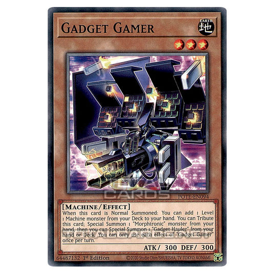 Yu-Gi-Oh! - Power of the Elements - Gadget Gamer (Common) POTE-EN094 Yu-Gi-Oh! - Power of the Elements - Gadget Gamer (Common) POTE-EN094