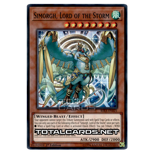 Yu-Gi-Oh! - Rising Rampage - Simorgh, Lord of the Storm (Super Rare) RIRA-EN021