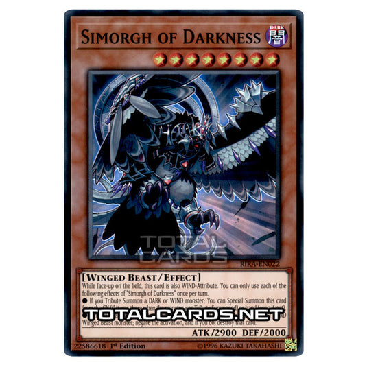 Yu-Gi-Oh! - Rising Rampage - Simorgh of Darkness (Super Rare) RIRA-EN022