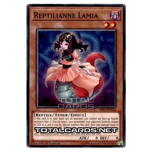 Yu-Gi-Oh! - Rising Rampage - Reptilianne Lamia (Common) RIRA-EN025