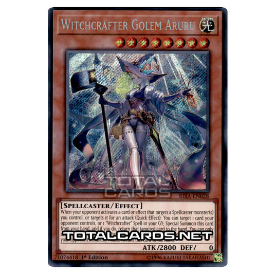 Yu-Gi-Oh! - Rising Rampage - Witchcrafter Golem Aruru (Secret Rare) RIRA-EN028