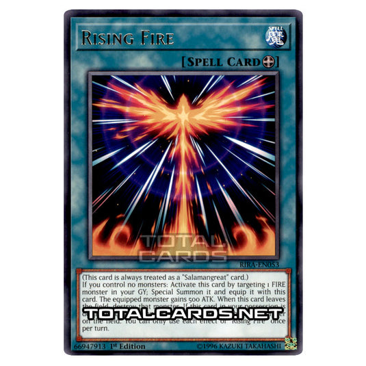 Yu-Gi-Oh! - Rising Rampage - Rising Fire (Rare) RIRA-EN053 Yu-Gi-Oh! - Rising Rampage - Rising Fire (Rare) RIRA-EN053