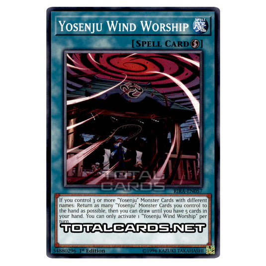 Yu-Gi-Oh! - Rising Rampage - Yosenju Wind Worship (Common) RIRA-EN057