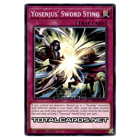 Yu-Gi-Oh! - Rising Rampage - Yosenjus&#039; Sword Sting (Common) RIRA-EN071