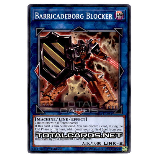 Yu-Gi-Oh! - Rising Rampage - Barricadeborg Blocker (Common) RIRA-EN081