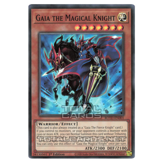 Yu-Gi-Oh! - Rise of the Duelist - Gaia the Magical Knight (Super Rare) ROTD-EN001