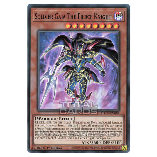 Yu-Gi-Oh! - Rise of the Duelist - Soldier Gaia The Fierce Knight (Super Rare) ROTD-EN004