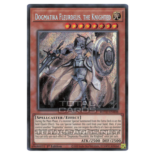 Yu-Gi-Oh! - Rise of the Duelist - Dogmatika Fleurdelis, the Knighted (Secret Rare) ROTD-EN008