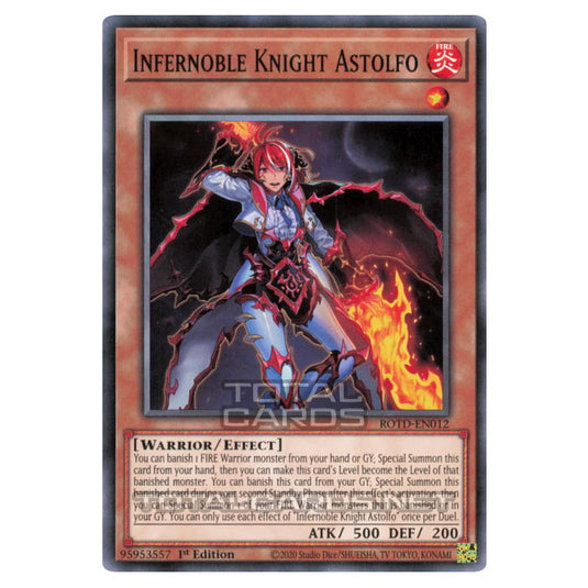 Yu-Gi-Oh! - Rise of the Duelist - Infernoble Knight Astolfo (Common) ROTD-EN012