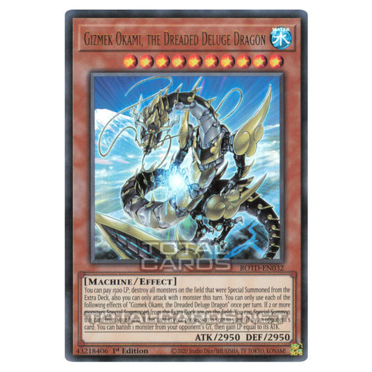 Yu-Gi-Oh! - Rise of the Duelist - Gizmek Okami, the Dreaded Deluge Dragon (Ultra Rare) ROTD-EN032