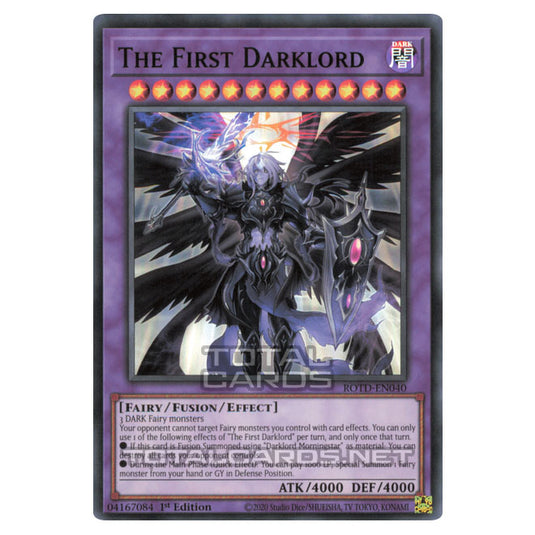 Yu-Gi-Oh! - Rise of the Duelist - The First Darklord (Super Rare) ROTD-EN040