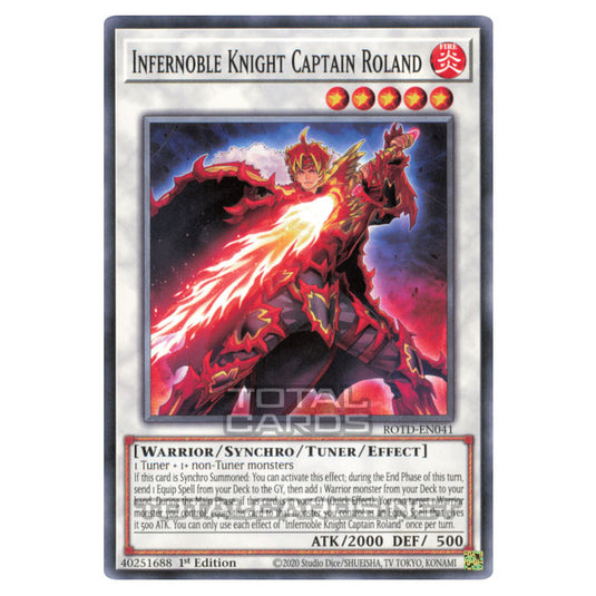 Yu-Gi-Oh! - Rise of the Duelist - Infernoble Knight Captain Roland (Common) ROTD-EN041