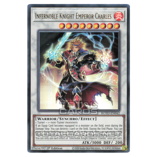 Yu-Gi-Oh! - Rise of the Duelist - Infernoble Knight Emperor Charles (Ultra Rare) ROTD-EN042