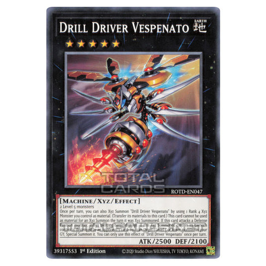 Yu-Gi-Oh! - Rise of the Duelist - Drill Driver Vespenato (Common) ROTD-EN047