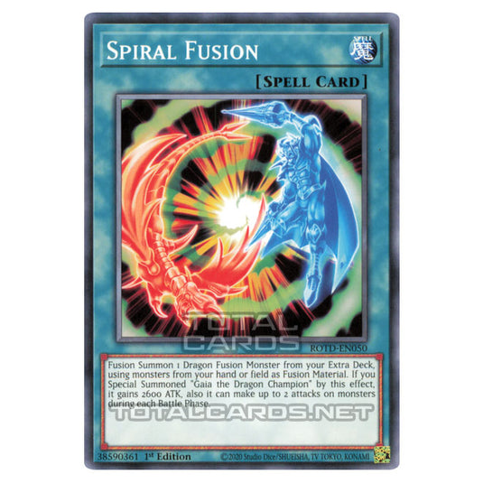 Yu-Gi-Oh! - Rise of the Duelist - Spiral Fusion (Common) ROTD-EN050