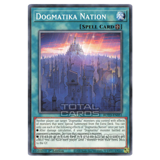 Yu-Gi-Oh! - Rise of the Duelist - Dogmatika Nation (Common) ROTD-EN051