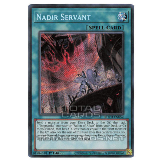 Yu-Gi-Oh! - Rise of the Duelist - Nadir Servant (Secret Rare) ROTD-EN052