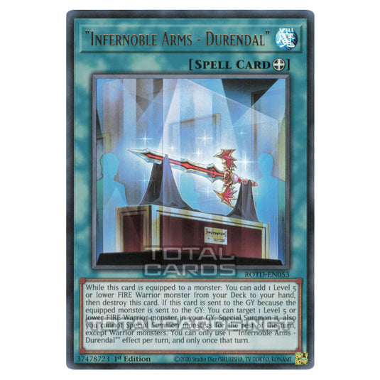 Yu-Gi-Oh! - Rise of the Duelist - Infernoble Arms - Durendal"" (Ultra Rare) ROTD-EN053