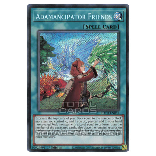 Yu-Gi-Oh! - Rise of the Duelist - Adamancipator Friends (Secret Rare) Yu-Gi-Oh! - Rise of the Duelist - Adamancipator Friends (Secret Rare)