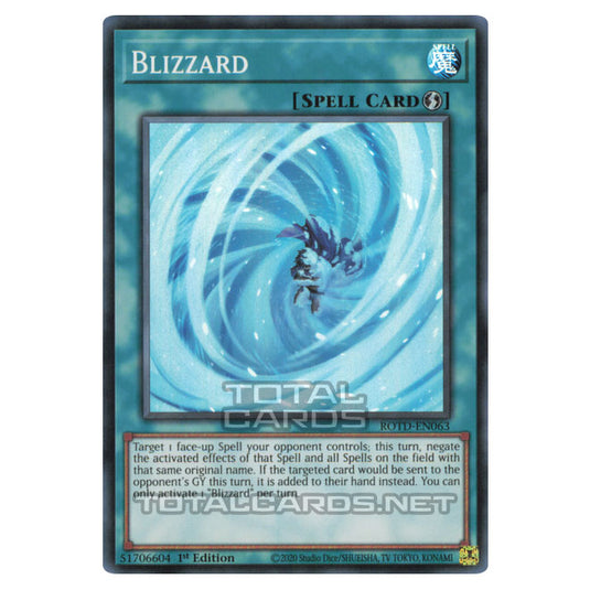 Yu-Gi-Oh! - Rise of the Duelist - Blizzard (Super Rare) ROTD-EN063 Yu-Gi-Oh! - Rise of the Duelist - Blizzard (Super Rare) ROTD-EN063