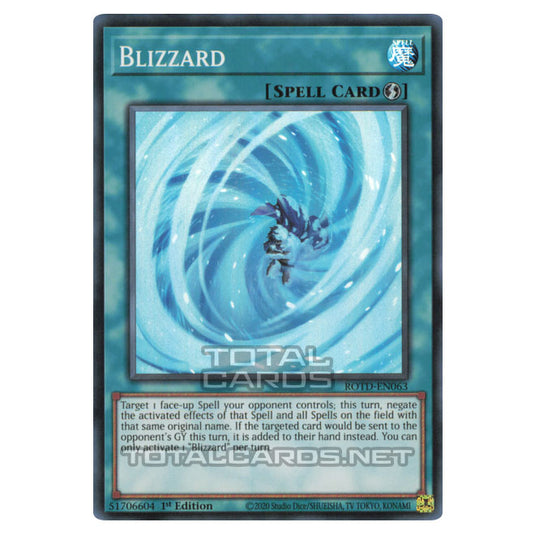 Yu-Gi-Oh! - Rise of the Duelist - Blizzard (Super Rare) ROTD-EN063