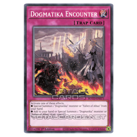 Yu-Gi-Oh! - Rise of the Duelist - Dogmatika Encounter (Common) ROTD-EN071