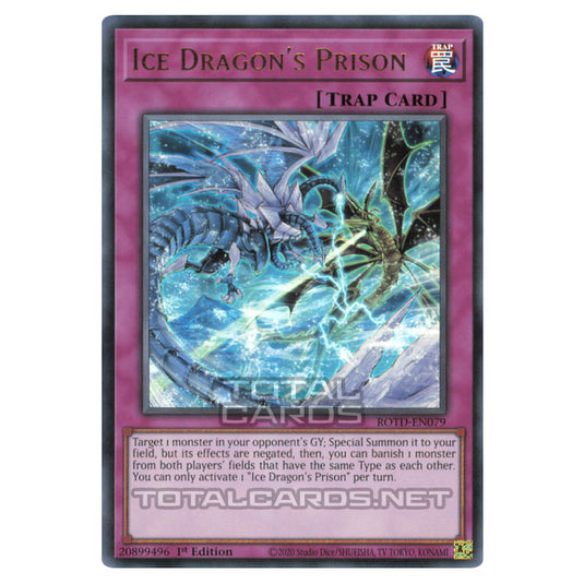 Yu-Gi-Oh! - Rise of the Duelist - Ice Dragon's Prison (Ultra Rare) ROTD-EN079