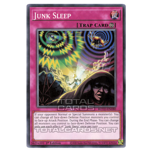 Yu-Gi-Oh! - Rise of the Duelist - Junk Sleep (Common) ROTD-EN080