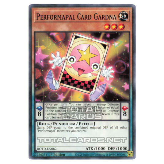 Yu-Gi-Oh! - Rise of the Duelist - Performapal Card Gardna (Common) ROTD-EN082