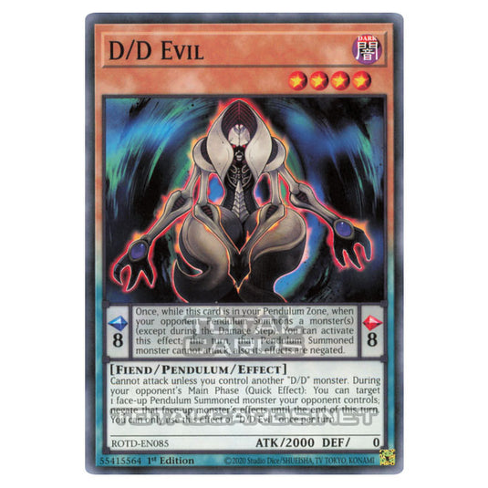 Yu-Gi-Oh! - Rise of the Duelist - D/D Evil (Common) ROTD-EN085