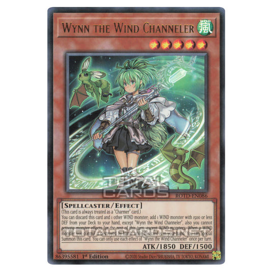 Yu-Gi-Oh! - Rise of the Duelist - Wynn the Wind Channeler (Ultra Rare) ROTD-EN086
