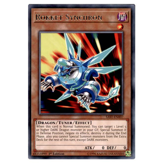 Yu-Gi-Oh! - Savage Strike - Rokket Synchron (Rare) SAST-EN007