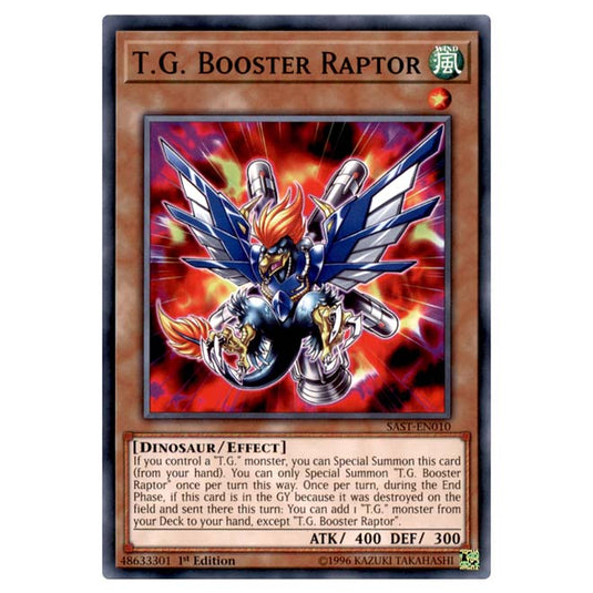 Yu-Gi-Oh! - Savage Strike - T.G. Booster Raptor (Common) SAST-EN010