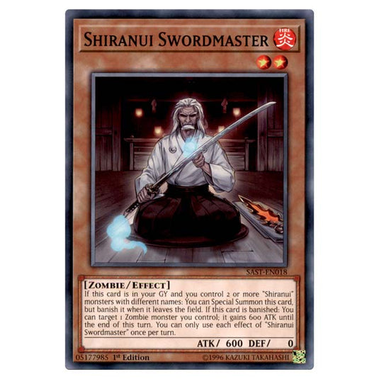 Yu-Gi-Oh! - Savage Strike - Shiranui Swordmaster (Common) SAST-EN018