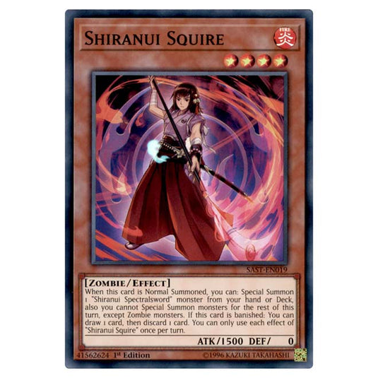 Yu-Gi-Oh! - Savage Strike - Shiranui Squire (Super Rare) SAST-EN019