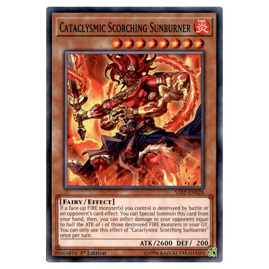 Yu-Gi-Oh! - Savage Strike - Cataclysmic Scorching Sunburner (Common) SAST-EN028