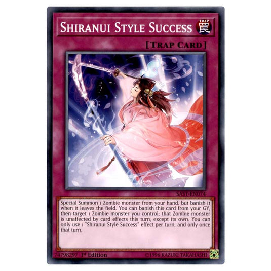Yu-Gi-Oh! - Savage Strike - Shiranui Style Success (Common) SAST-EN074